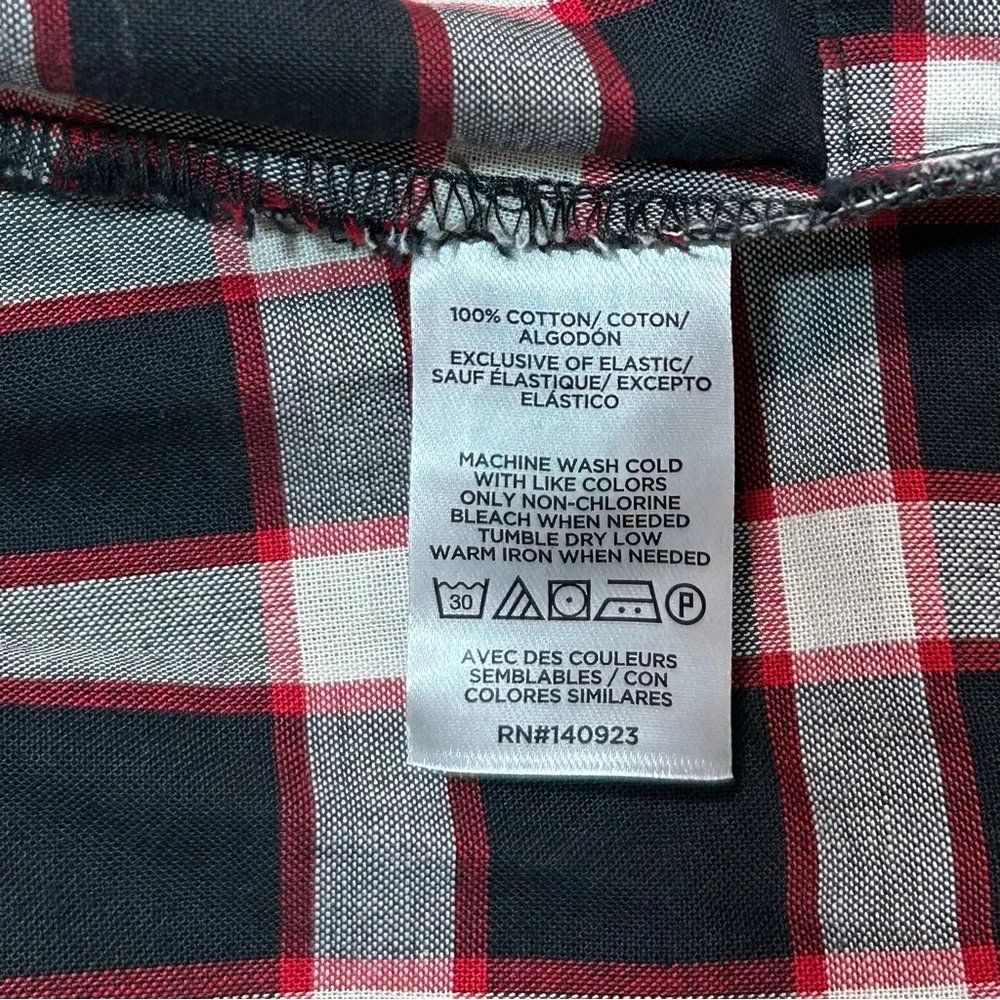LOFT | NWT Plaid Sweetheart Blouse